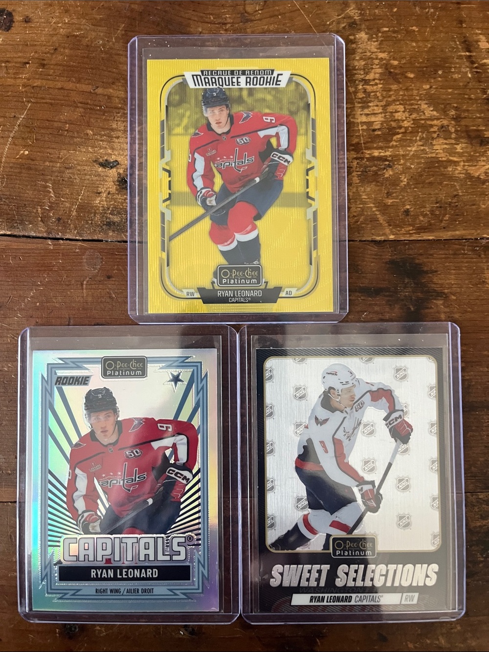 💎 Ryan Leonard (3) card lot 💎